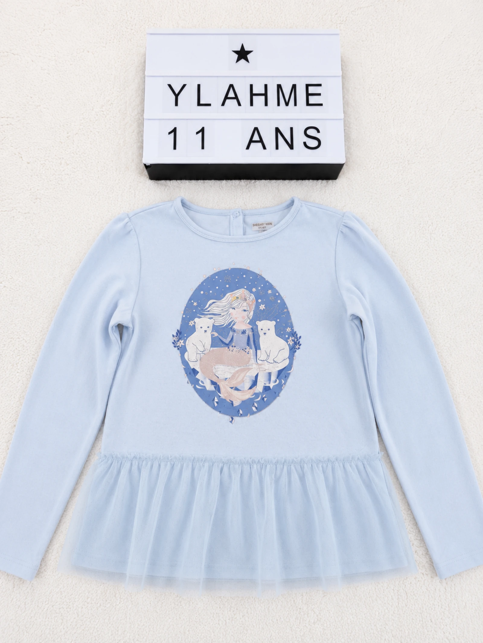 Pijama de veludo Sergent Major 11 anos azul 👒 – photo 2